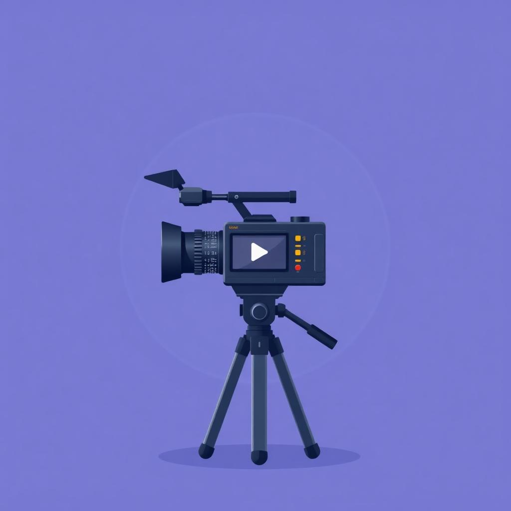 Professional broadcast video camera